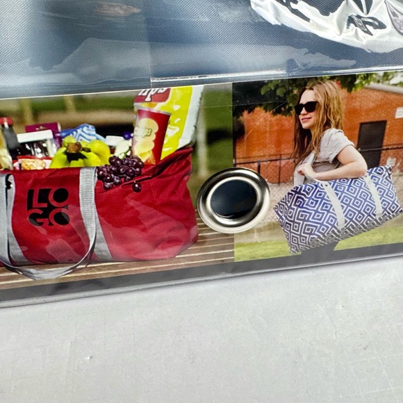 Golden State Warriors Picnic Caddy Oversized Tote Blue NEW - Picture 5 of 6